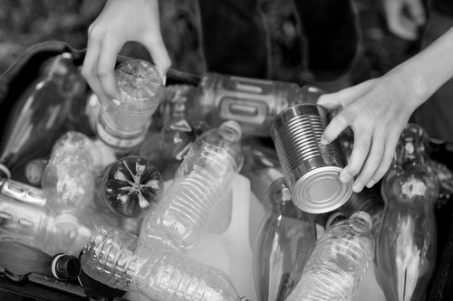 Business waste removal process in Catford office